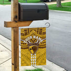 Personalized Hawthorn Hawks Garden Flag Polynesian Tribal Pattern Heritage Football