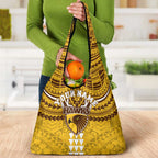 Personalized Hawthorn Hawks Grocery Bag Polynesian Tribal Pattern Heritage Football