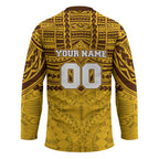 Personalized Hawthorn Hawks Hockey Jersey Polynesian Tribal Pattern Heritage Football