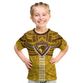 Personalized Hawthorn Hawks Kid T Shirt Polynesian Tribal Pattern Heritage Football