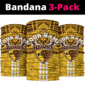 Personalized Hawthorn Hawks Neck Gaiter Polynesian Tribal Pattern Heritage Football