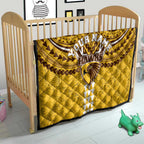 Personalized Hawthorn Hawks Quilt Polynesian Tribal Pattern Heritage Football