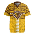 Personalized Hawthorn Hawks Rugby Jersey Polynesian Tribal Pattern Heritage Football