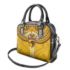 Personalized Hawthorn Hawks Shoulder Handbag Polynesian Tribal Pattern Heritage Football