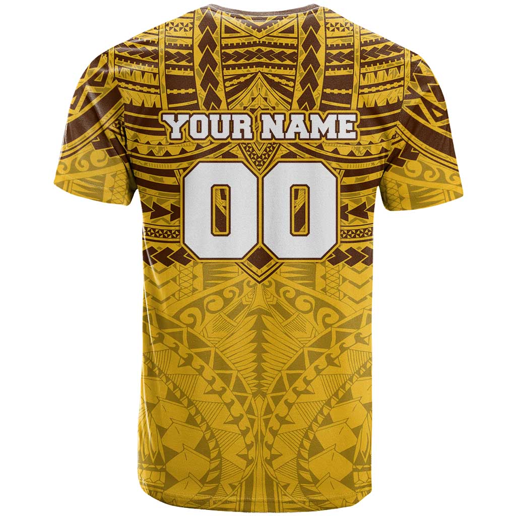 Personalized Hawthorn Hawks T Shirt Polynesian Tribal Pattern Heritage Football