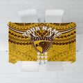 Personalized Hawthorn Hawks Tablecloth Polynesian Tribal Pattern Heritage Football
