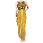 Personalized Hawthorn Hawks Tank Maxi Dress Polynesian Tribal Pattern Heritage Football