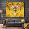 Personalized Hawthorn Hawks Tapestry Polynesian Tribal Pattern Heritage Football