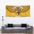 Personalized Hawthorn Hawks Tapestry Polynesian Tribal Pattern Heritage Football