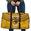 Personalized Hawthorn Hawks Travel Bag Polynesian Tribal Pattern Heritage Football