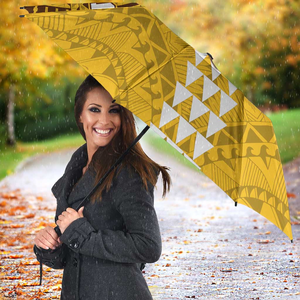 Personalized Hawthorn Hawks Umbrella Polynesian Tribal Pattern Heritage Football