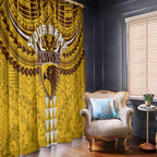 Personalized Hawthorn Hawks Window Curtain Polynesian Tribal Pattern Heritage Football