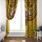 Personalized Hawthorn Hawks Window Curtain Polynesian Tribal Pattern Heritage Football