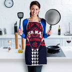 Personalized Melbourne Demons Apron Polynesian Tribal Pattern Heritage Football