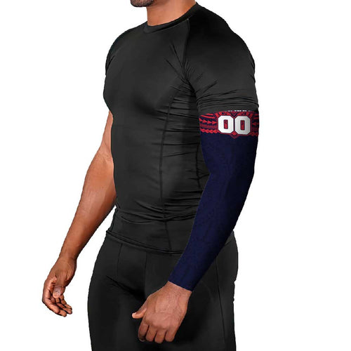 Personalized Melbourne Demons Arm Sleeves Polynesian Tribal Pattern Heritage Football