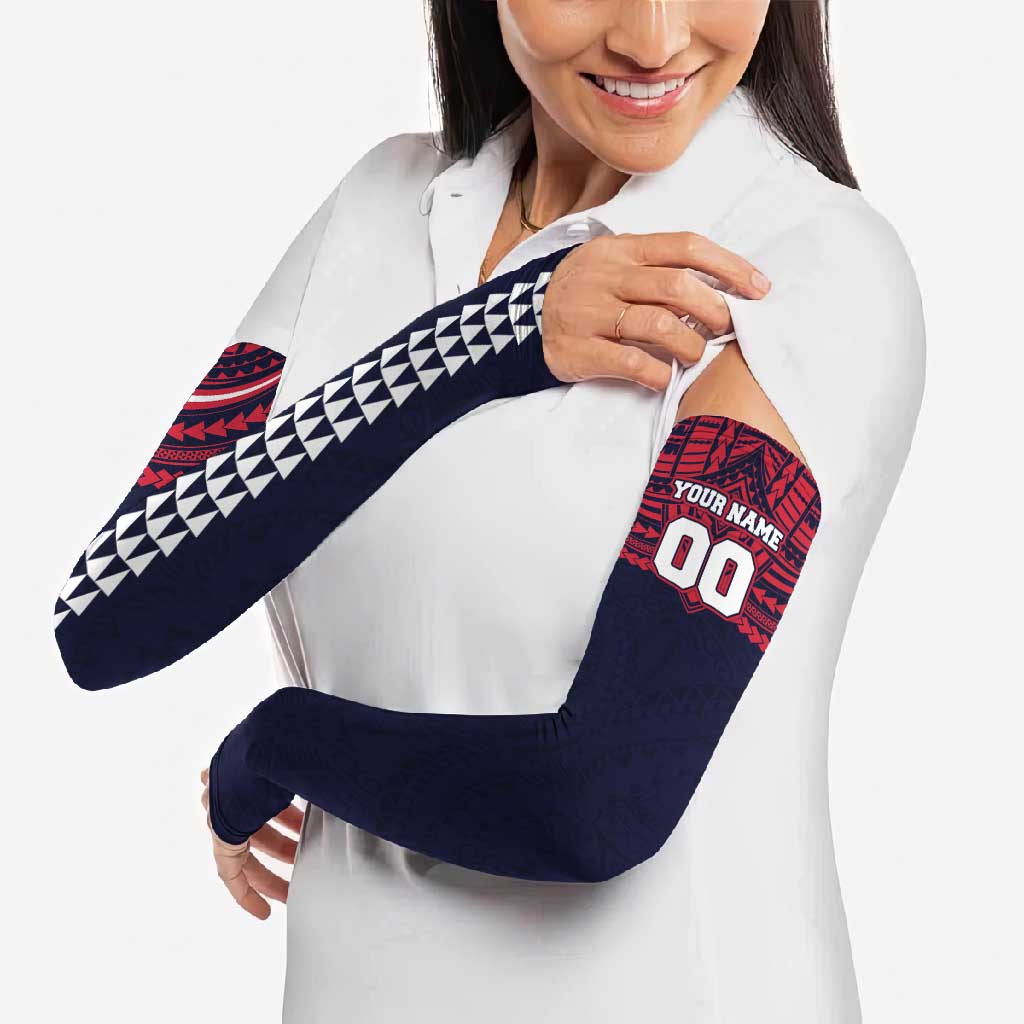 Personalized Melbourne Demons Arm Sleeves Polynesian Tribal Pattern Heritage Football