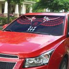 Personalized Melbourne Demons Auto Sun Shade Polynesian Tribal Pattern Heritage Football