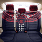 Personalized Melbourne Demons Back Car Seat Cover Polynesian Tribal Pattern Heritage Football