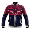 Personalized Melbourne Demons Baseball Jacket Polynesian Tribal Pattern Heritage Football