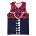 Personalized Melbourne Demons Basketball Jersey Polynesian Tribal Pattern Heritage Football