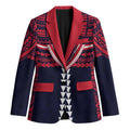 Personalized Melbourne Demons Blazer Polynesian Tribal Pattern Heritage Football