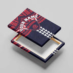 Personalized Melbourne Demons Canvas Wall Art Polynesian Tribal Pattern Heritage Football