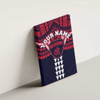 Personalized Melbourne Demons Canvas Wall Art Polynesian Tribal Pattern Heritage Football