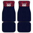Personalized Melbourne Demons Car Mats Polynesian Tribal Pattern Heritage Football