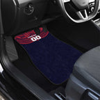 Personalized Melbourne Demons Car Mats Polynesian Tribal Pattern Heritage Football
