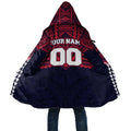 Personalized Melbourne Demons Cloak Polynesian Tribal Pattern Heritage Football