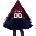 Personalized Melbourne Demons Cloak Polynesian Tribal Pattern Heritage Football
