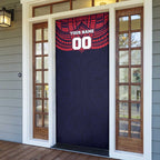 Personalized Melbourne Demons Door Cover Polynesian Tribal Pattern Heritage Football