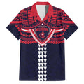 Personalized Melbourne Demons Hawaiian Shirt Polynesian Tribal Pattern Heritage Football
