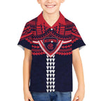 Personalized Melbourne Demons Hawaiian Shirt Polynesian Tribal Pattern Heritage Football