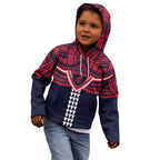 Personalized Melbourne Demons Kid Hoodie Polynesian Tribal Pattern Heritage Football