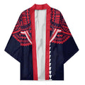 Personalized Melbourne Demons Kimono Polynesian Tribal Pattern Heritage Football