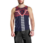 Personalized Melbourne Demons Men Tank Top Polynesian Tribal Pattern Heritage Football
