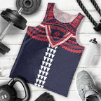Personalized Melbourne Demons Men Tank Top Polynesian Tribal Pattern Heritage Football