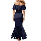 Personalized Melbourne Demons Mermaid Dress Polynesian Tribal Pattern Heritage Football