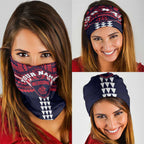 Personalized Melbourne Demons Neck Gaiter Polynesian Tribal Pattern Heritage Football