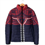Personalized Melbourne Demons Padded Jacket Polynesian Tribal Pattern Heritage Football