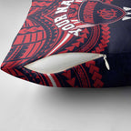 Personalized Melbourne Demons Pillow Cover Polynesian Tribal Pattern Heritage Football