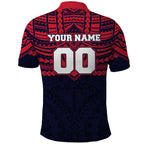 Personalized Melbourne Demons Polo Shirt Polynesian Tribal Pattern Heritage Football