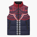 Personalized Melbourne Demons Sleeveless Puffer Jacket Polynesian Tribal Pattern Heritage Football