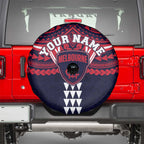 Personalized Melbourne Demons Spare Tire Cover Polynesian Tribal Pattern Heritage Football
