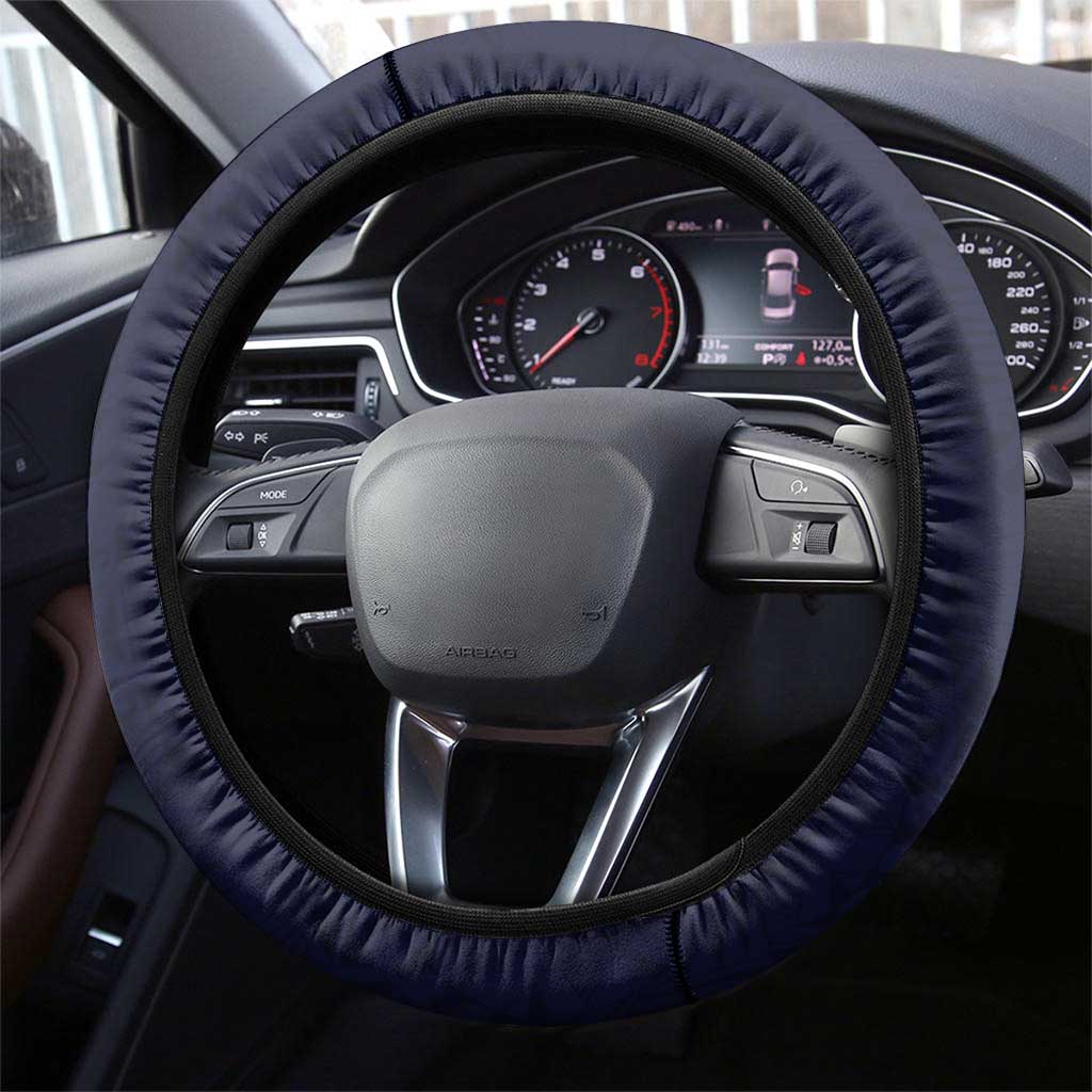 Melbourne Demons Steering Wheel Cover Polynesian Tribal Pattern Heritage Football