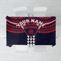 Personalized Melbourne Demons Tablecloth Polynesian Tribal Pattern Heritage Football