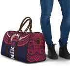 Personalized Melbourne Demons Travel Bag Polynesian Tribal Pattern Heritage Football
