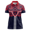 Personalized Melbourne Demons Women Polo Shirt Polynesian Tribal Pattern Heritage Football