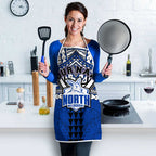 Personalized North Melbourne Kangaroos Apron Polynesian Tribal Pattern Heritage Football